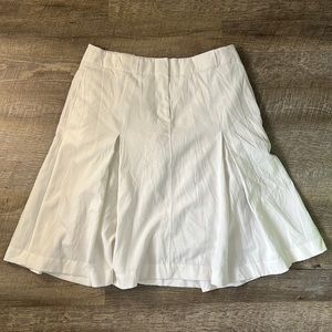 Acne Studios White Pleated Skirt Size 36
